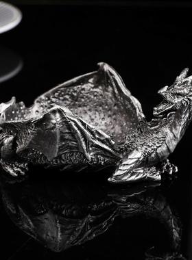 0金属工艺品创意龙家用烟灰缸创意个性潮流多功能时尚男生生日礼