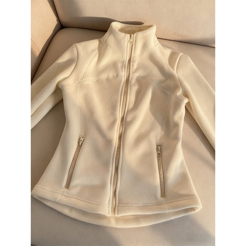 摇粒绒修身外套女冲锋衣内胆
