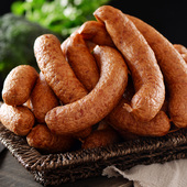 松江老号正宗哈尔滨儿童肠果木熏烤东北特产香肠450g 袋即食熟食