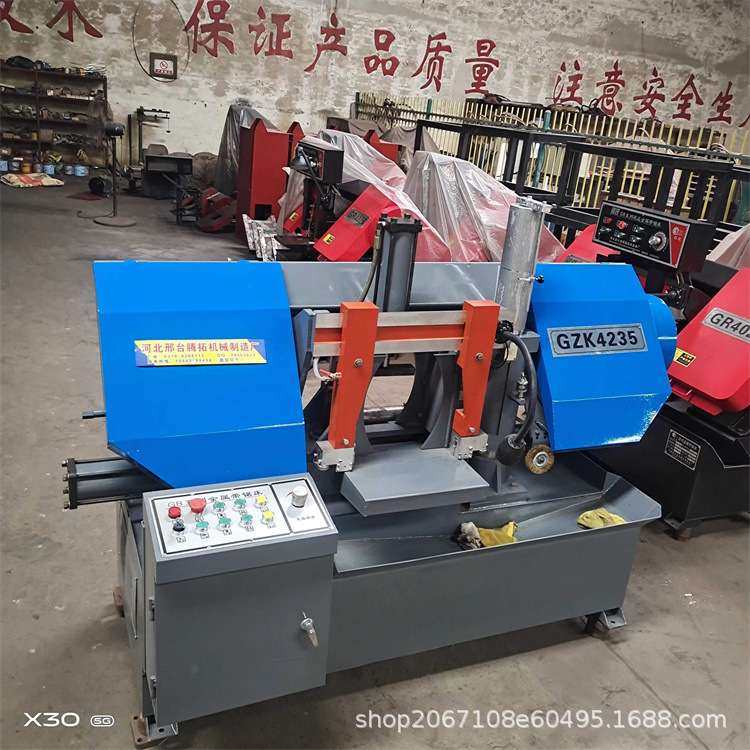 4235型钢筋带锯床自动螺纹钢水锯床液压金属型材切割机钢筋锯切机,农机/农具/农膜,割灌机/割草机/油锯,淘宝优惠券,粉丝福利购,淘宝优惠卷