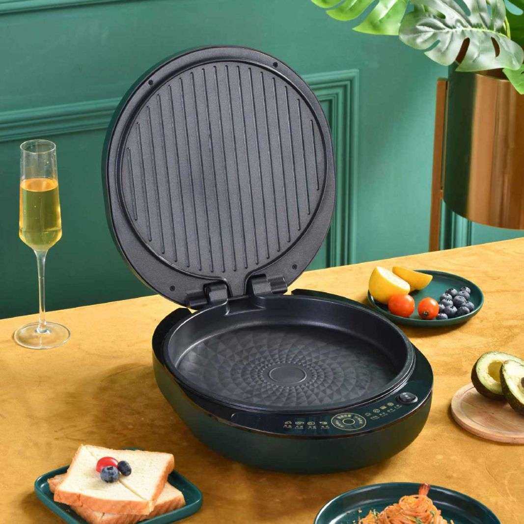 煎饼机家用多功能烙饼机 大功率双面加热电饼铛加深的家用