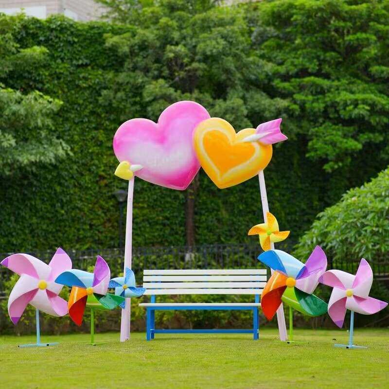 秋千座椅 户外玻璃钢拍照打卡雕塑彩虹风车爱心向日葵贝壳装饰摆,农机/农具/农膜,割灌机/割草机/油锯,淘宝优惠券,粉丝福利购,淘宝优惠卷
