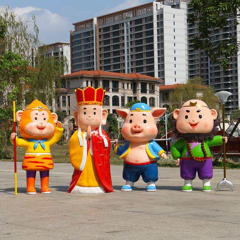 西游记师徒四人卡通孙悟空猪八戒唐僧沙僧玻璃钢户外网红打卡摆件,农机/农具/农膜,割灌机/割草机/油锯,淘宝优惠券,粉丝福利购,淘宝优惠卷