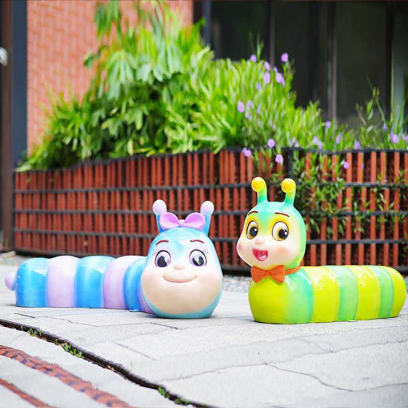 户外草坪卡通毛毛虫玻璃钢摆件花园装饰幼儿园公园座椅美陈装饰,农机/农具/农膜,割灌机/割草机/油锯,淘宝优惠券,粉丝福利购,淘宝优惠卷