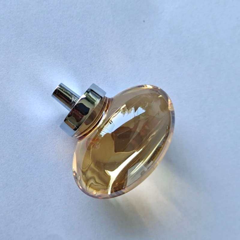 轻奢鸽子蛋水晶拉手衣柜门橱柜抽屉把手现代简约透明香槟色拉手