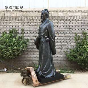 医圣张仲景铜像名医铜像厂家 古代名医铜像张仲景铜雕工厂