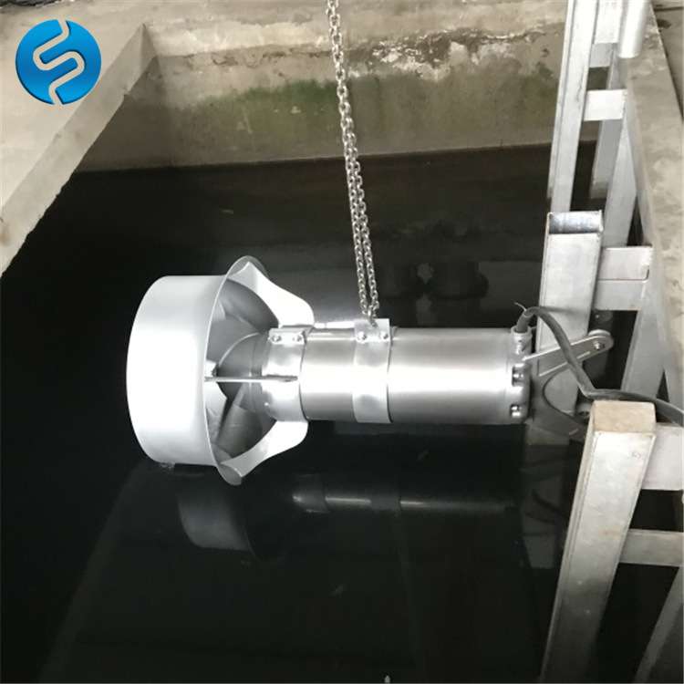 储泥池潜水搅拌机 QJB2.5/8-400/3-740 选型 污泥池混合搅拌机