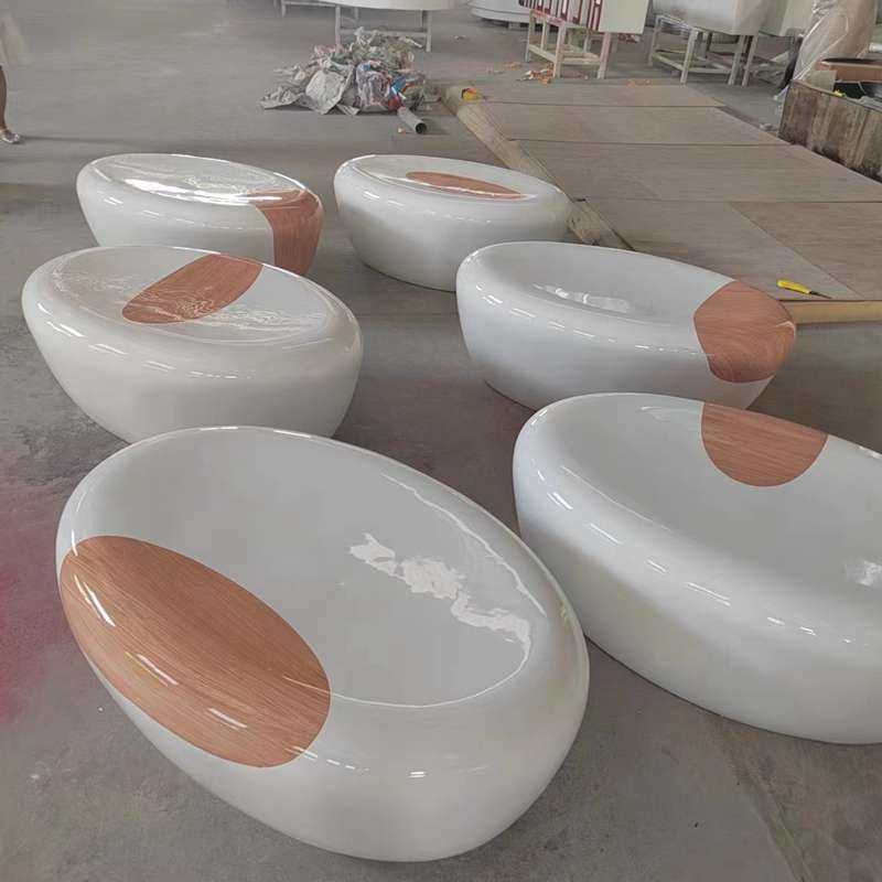 玻璃钢休闲座椅户外鹅卵石坐凳美陈景观椭圆仿石商场组合休息椅子,农机/农具/农膜,割灌机/割草机/油锯,淘宝优惠券,粉丝福利购,淘宝优惠卷