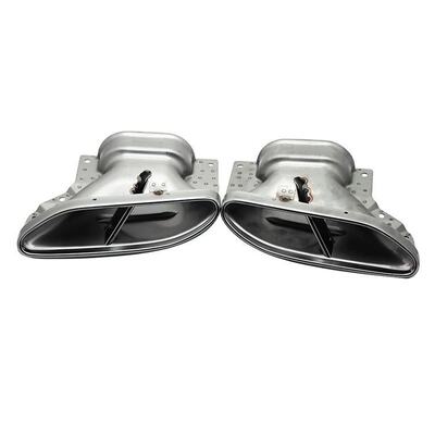 适用于奔驰W205 W253 W222 S65新款不锈钢排气管消声器四出尾喉