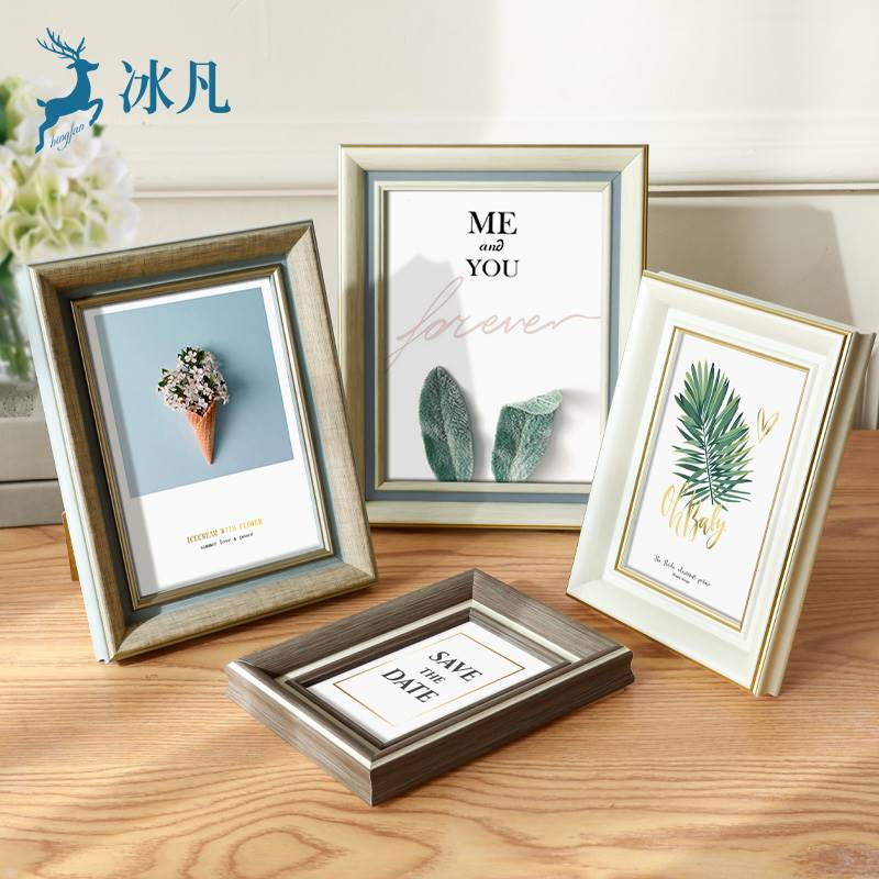 现货速发相框制力亚六七寸洗照片克5R678寸磁定吸透明创意个性相