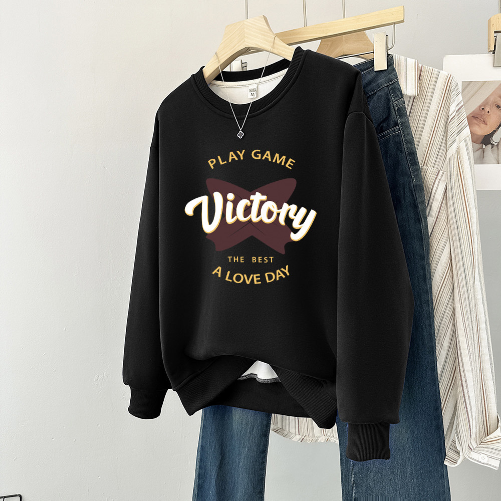 速发春秋2款无帽卫衣薄02袖新款宽松韩版大码装长4上衣潮