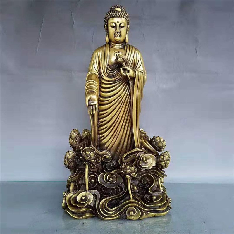 现货速发实用站释迦摩尼摆件店铺办公桌家居工艺装饰品礼品