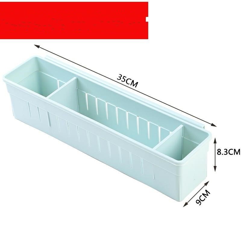 现货速发厨房加高抽屉收纳盒8件套 分隔盒 板格餐具盒分格板塑料