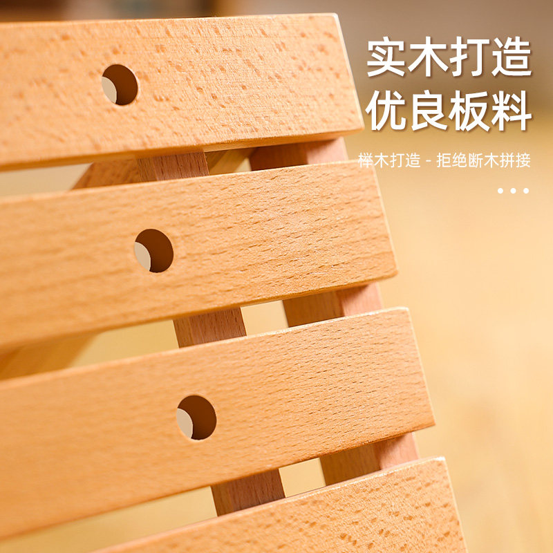 现货速发画凳美术生折叠凳椅子户外写生便携式画画凳子榉木制素描