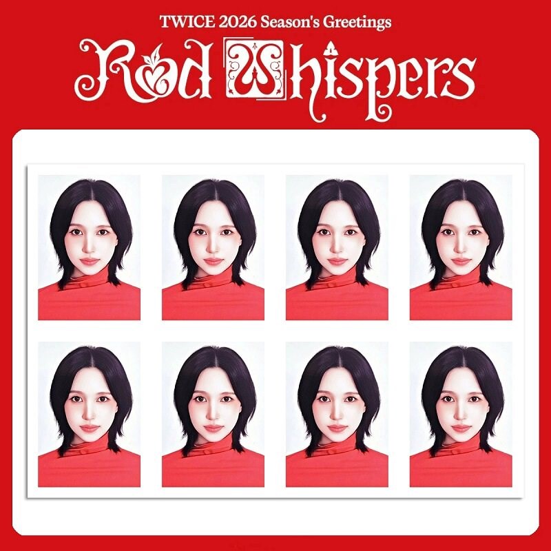 速发TWE 2026台历自制ID照片一寸照片 RED WHISPERS照片
