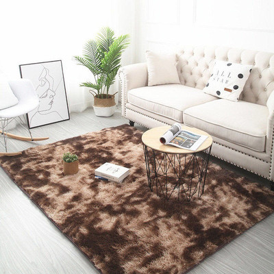 现货速发Grey Cpet Tie Dyg h Soft Cpets  Livig Room Be