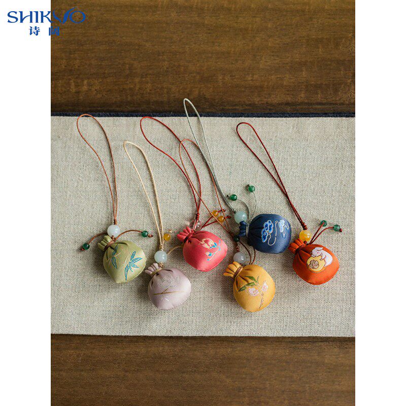 速发端驱节香包香囊 古风禅随刺绣意身迷你午蚊虫小荷包护身手机