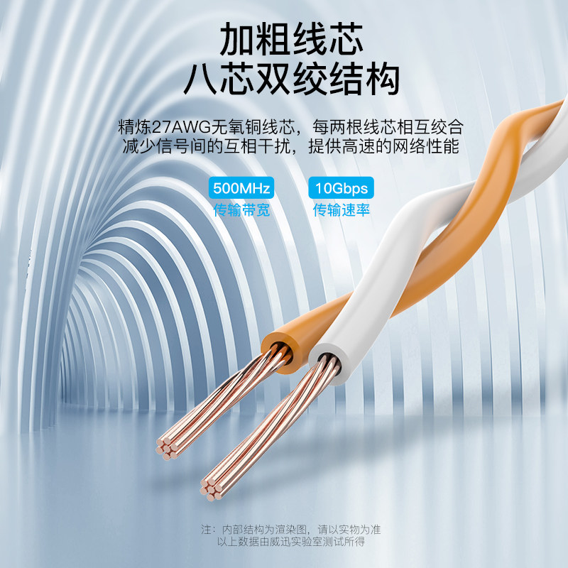 现货速发超六类6a兆网线 0.米2米0.5M超短双屏蔽双绞纯铜成品跳线