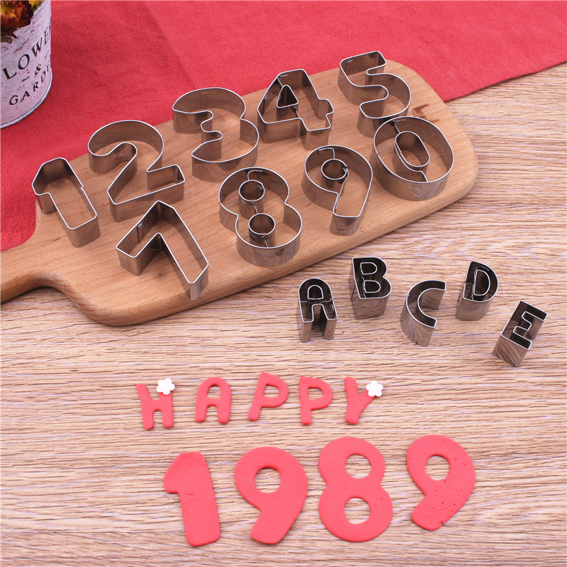 速发模物款 26字水数字饼干馒头切模 母果蔬菜切模印花 宝宝面片