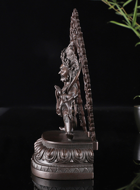 速发密5用品纯铜做古色金刚手菩萨寸宗寸7寸金刚手菩萨摆件