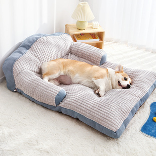 速发窝狗冬季保暖猫窝冬发狗睡垫子沙天四季通用大型犬金毛床