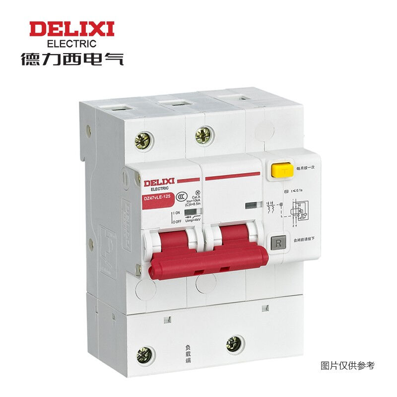 德力西DZ47vLE-1252PD80A10KA50mAELE(电子式)AC230VACDZ47VLE1