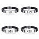 Bracelet steel Stainless Engraved Adjust Football Player 推荐