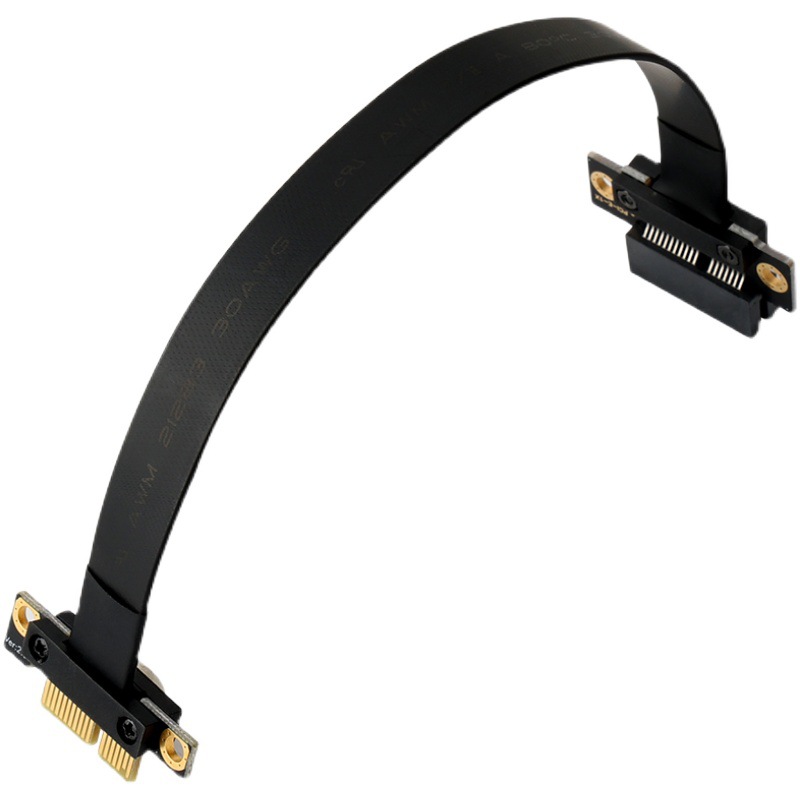 满速PCIEx1延长线小插槽PCI-E3.0转接线声卡网卡PCIE连接线1x转1x