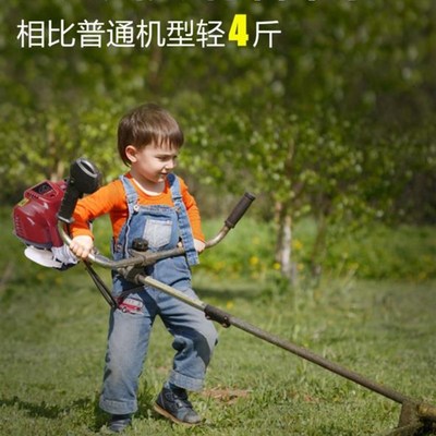 柴油割草机松土h机背负式圆锯片推草机草头修剪机圆形锄家用打草