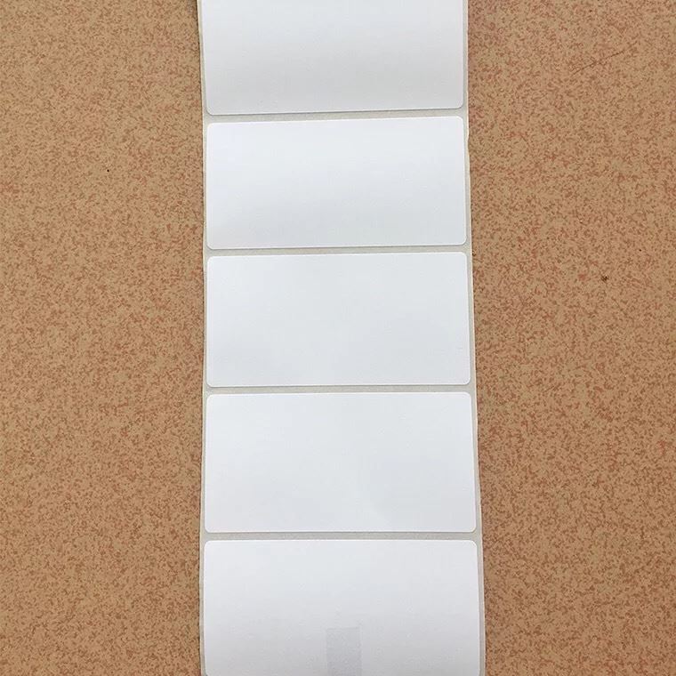 。铜版纸80x40*1000张 横版单排 铜版不干胶标签贴纸条码贴纸影印