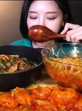 /韩国boki同款勺子特大号吃播餐具木勺日式木质吃饭汤勺长柄炒菜