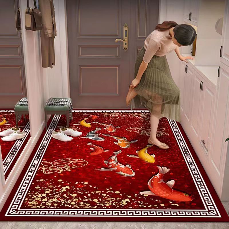 高端入户门地垫门口防滑垫玄关脚垫轻奢简约进门垫茶几地毯可定制