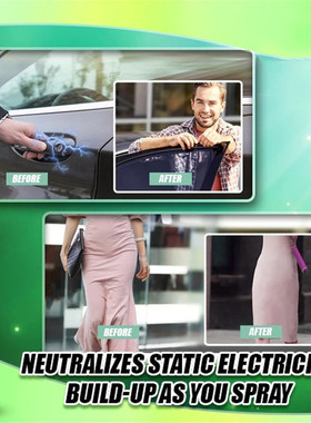 30/100ml Antistatic Spray Static Remover Sprays Clothes  Ant