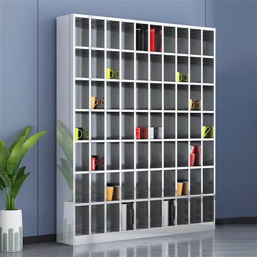 201茶水柜水杯柜收纳柜带锁不锈钢水杯柜工厂车间员工茶水柜