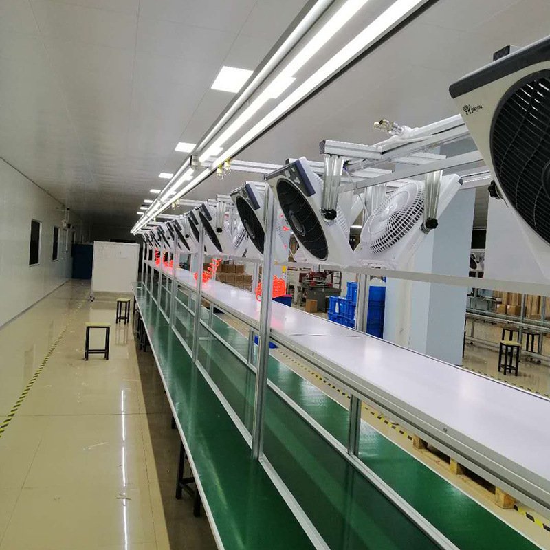 皮带线自动流水传动带静电双行胶皮皮带线输送机传输带分拣流水线