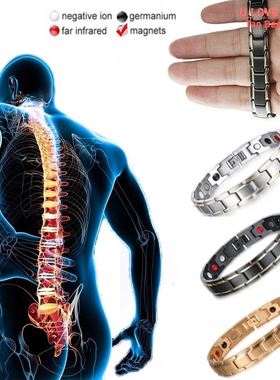 Mens Jewellery Magneti Therapy Health Antisnoring Stainles