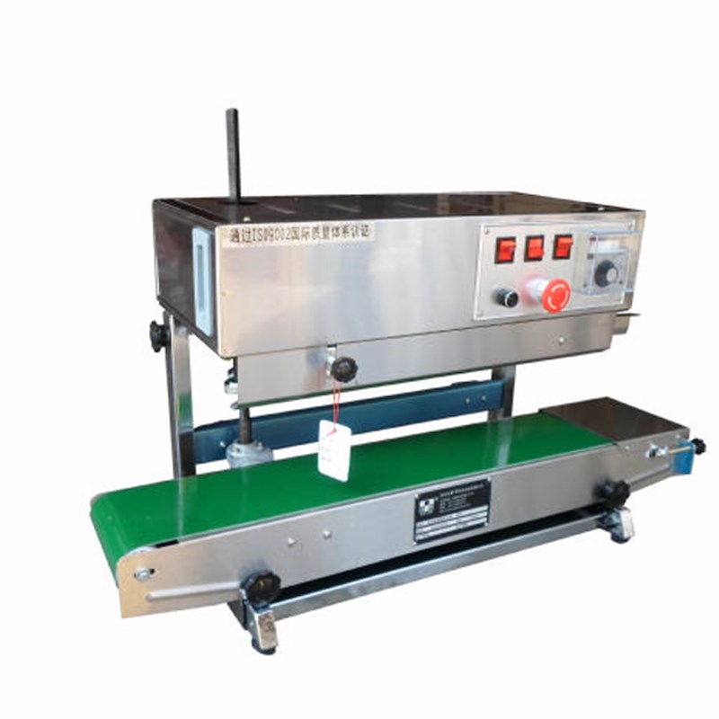 SF150 自动连续封口机塑料薄膜铝箔袋立式热封机袋茶叶塑封包装机