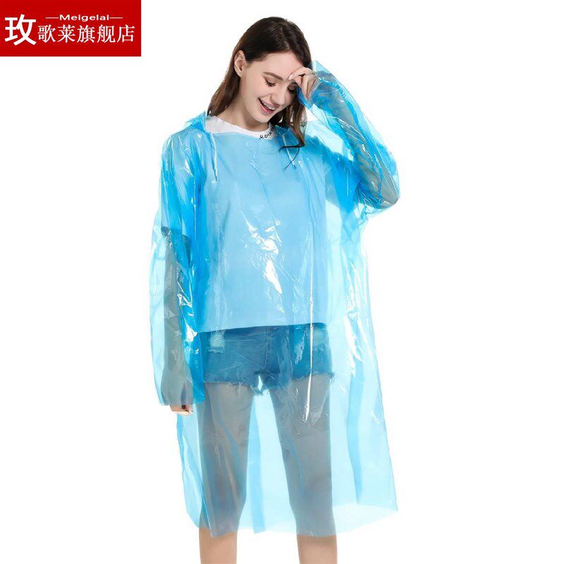 雨衣连脚电车一次性雨衣雨裤分体式加厚便携游玩漂流骑行临