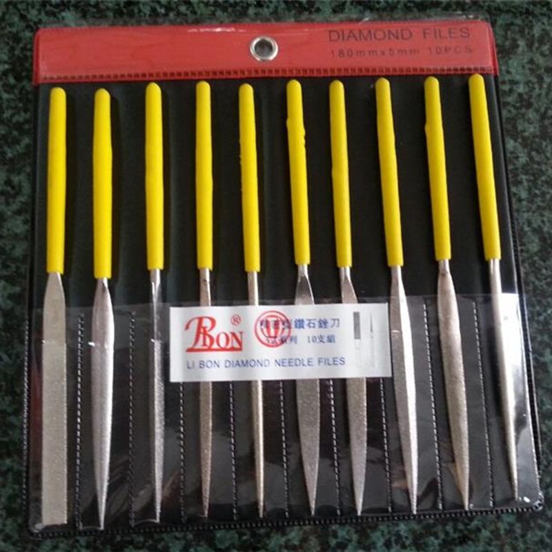 金刚石什锦锉合金锉刀扁/卜/三角/圆/力邦LIBON精密锉刀德国