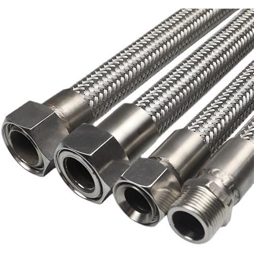 压波管工k业钢丝油管软纹U编织网金O属管高温不锈钢管道