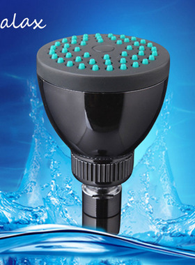 1pc Shower Head ABS Chrome Handheld Water Saving Rround Show