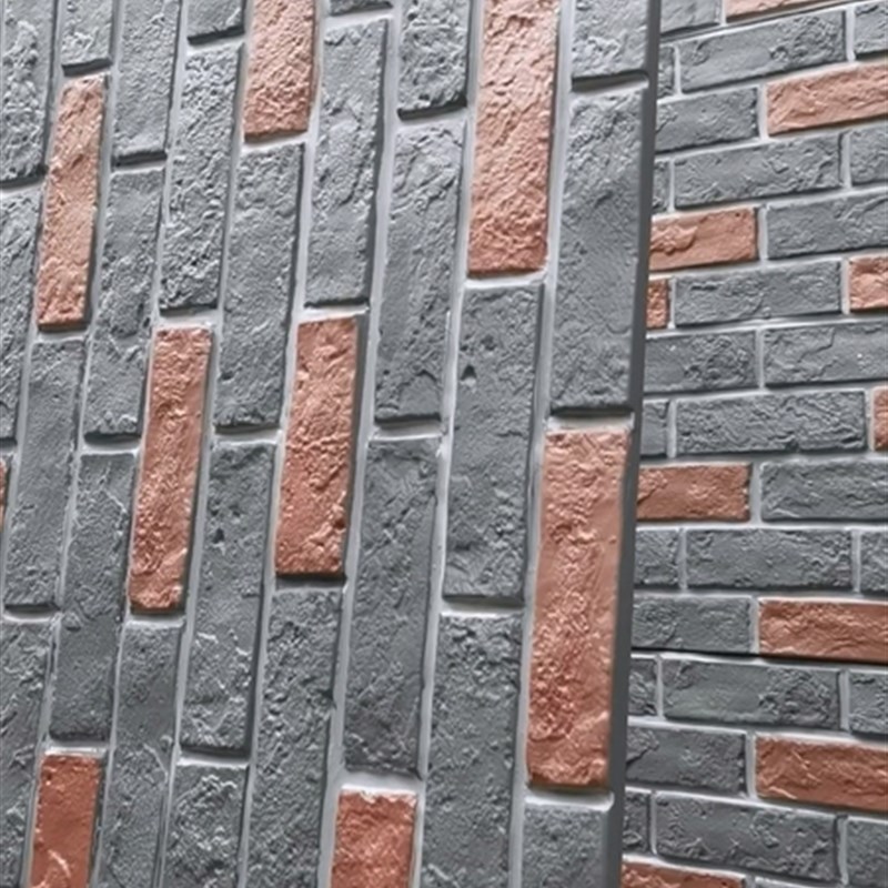 PU文化砖仿真文化石别墅外墙瓷砖室内外背景墙PU仿真石材文化砖