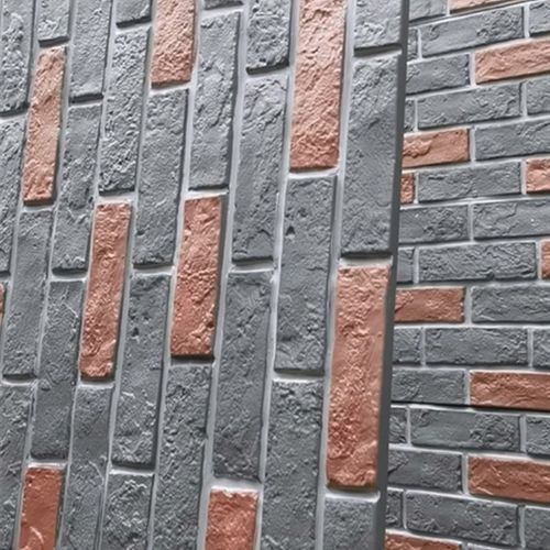 PU文化砖仿真文化石别墅外墙瓷砖室内外背景墙PU仿真石材文化砖