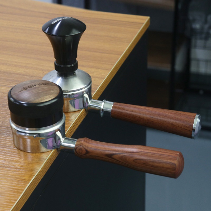 厂家直供咖啡机手柄 适用铂富9系不锈钢双耳58mm 咖啡机无底手柄