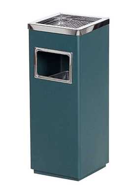 海斯迪克HKZ99酒店宾馆电梯方形垃圾桶灭烟桶垃圾筒果皮箱黑色24