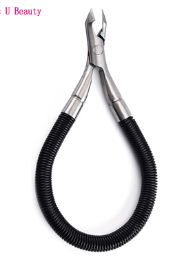 Grip &amp Snip Spiral Spring Cuticle Trimmer Nippers Cleane