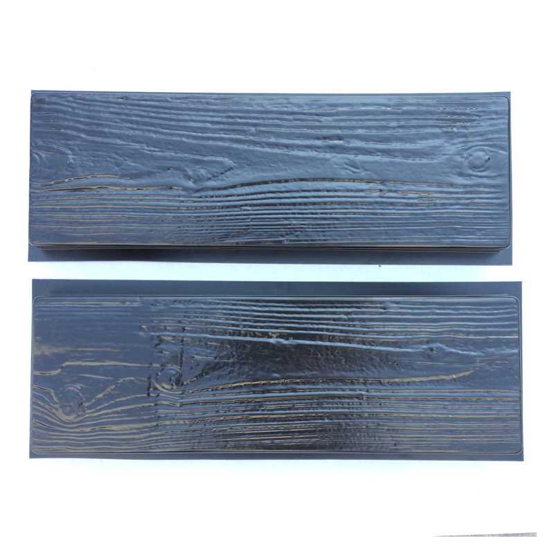 新品2 Molds Old Wooden Boards Paving Pavement Concrete Mould