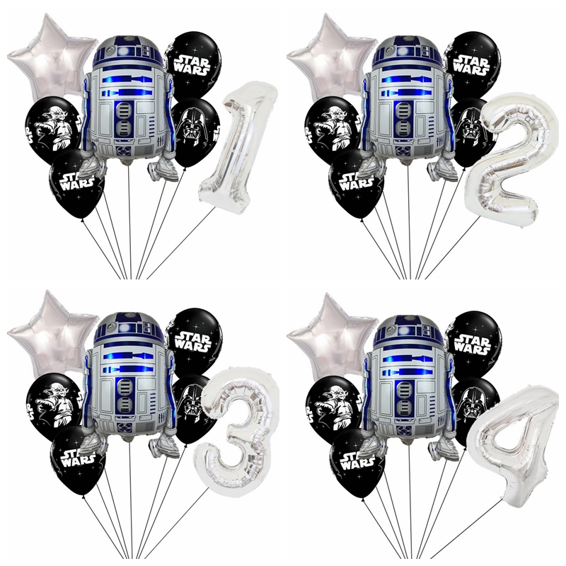 1set Star Wars Balloons Star Wars Birthday Party Decoration
