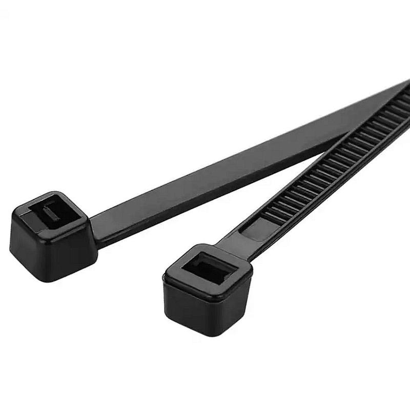 100PCS black 5X200 Self-locking plastic nylon tie cable tie