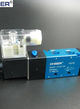 森日亚德型电磁阀4V21-08气动阀换向客阀4V310-10 40V110-06 410B